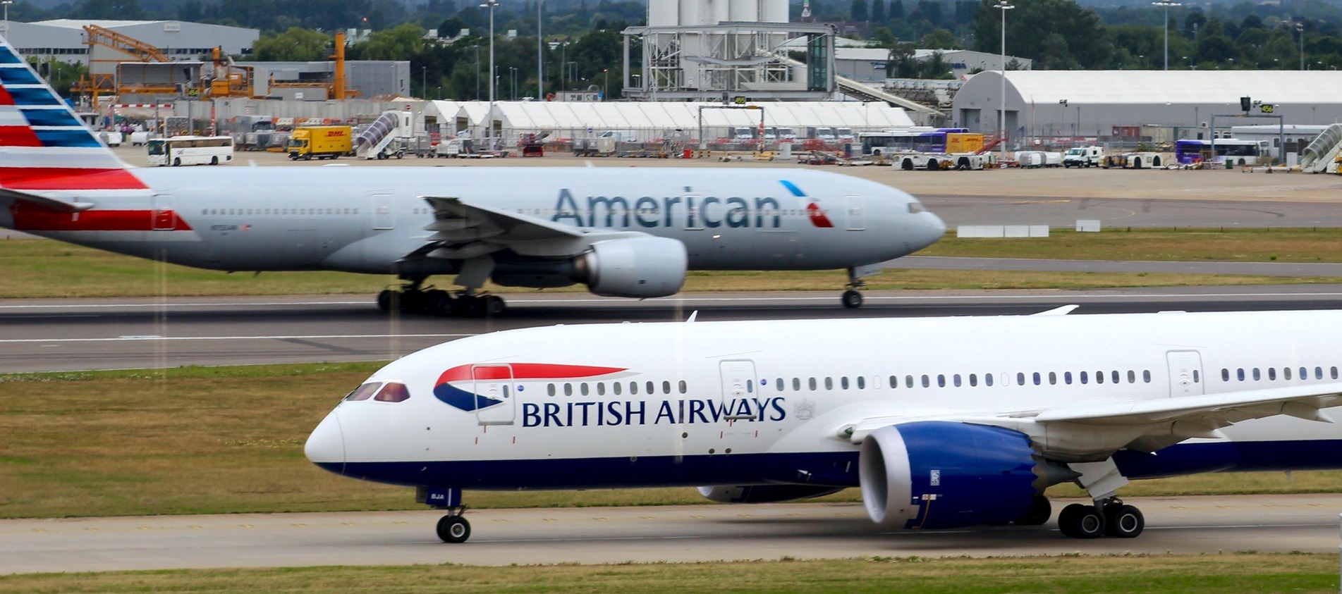 American Airlines and British Airways. Taken by Dave Kernan.