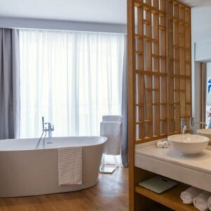 Domes Noruz Kassandra Ivory Junior Suite Bathrrom