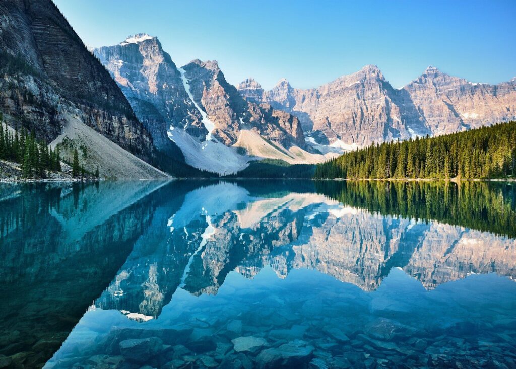 scenery of mountains in Canada
