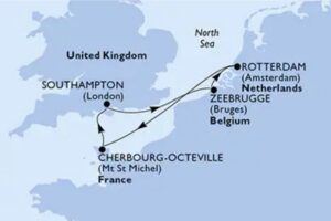 MSC Cruises itinerary