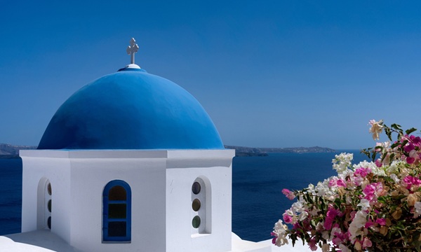 santorini church