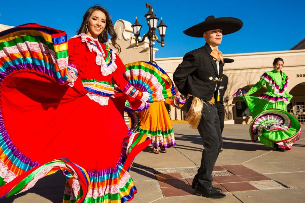 Mexican dancing. An amazing experience during holidays to North America