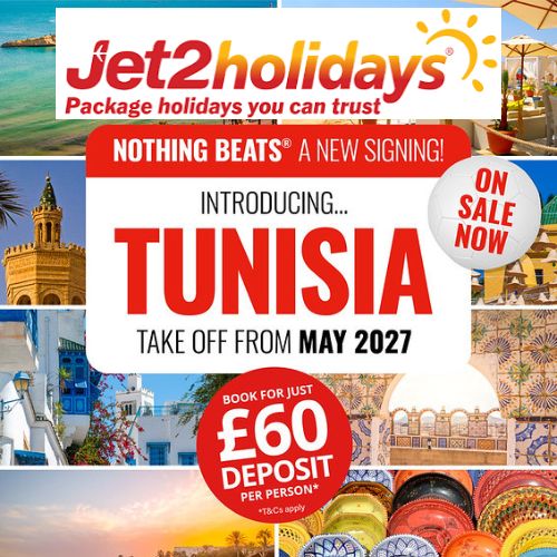 Jet2 launches Tunisia from May 2027